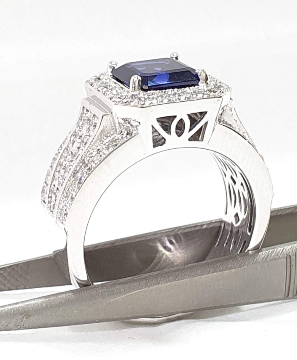14kt White Gold Diamond Ring- Size 6.5 001-100-1000040 | Bluestone Jewelry  | Tahoe City, CA