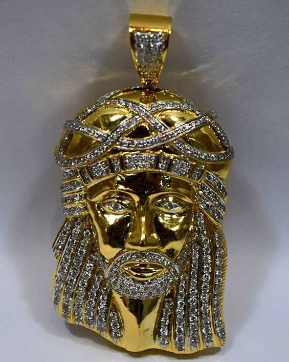 Jesus Diamond pendant