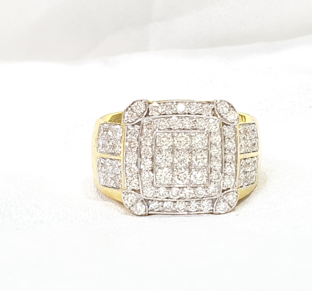 Antony Jewelers Men's 1 carat diamond ring AJMR5 - Antony Jewelers