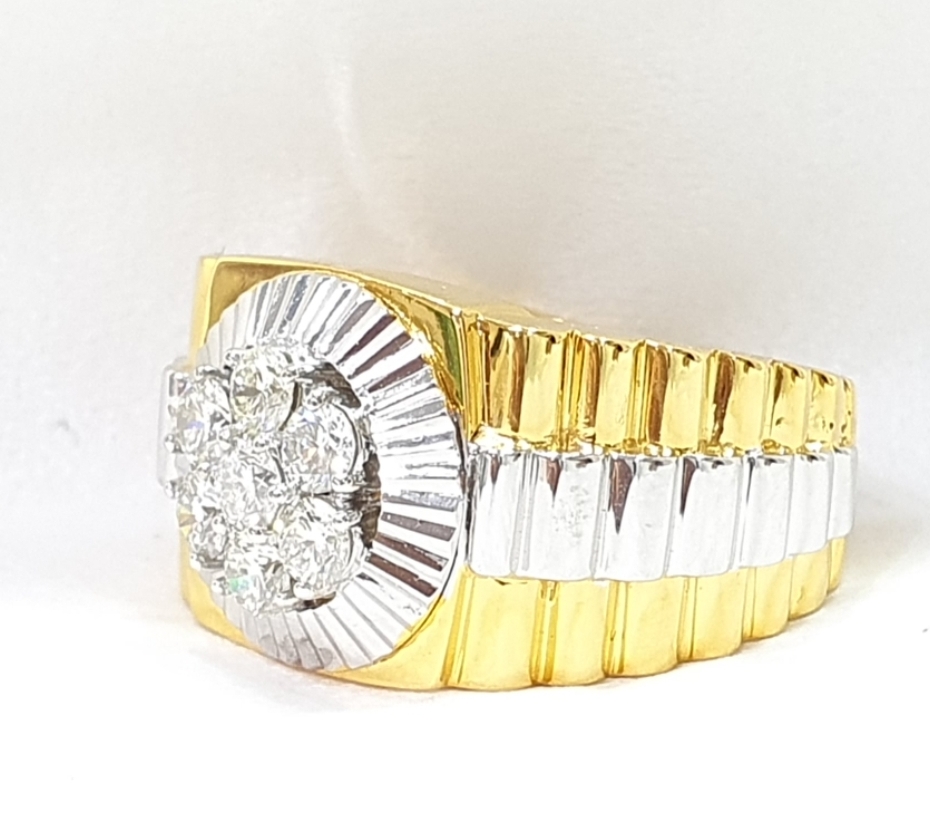 Buy Rolex Style Ring- 18k Gold Plated online- Palmonas – PALMONAS