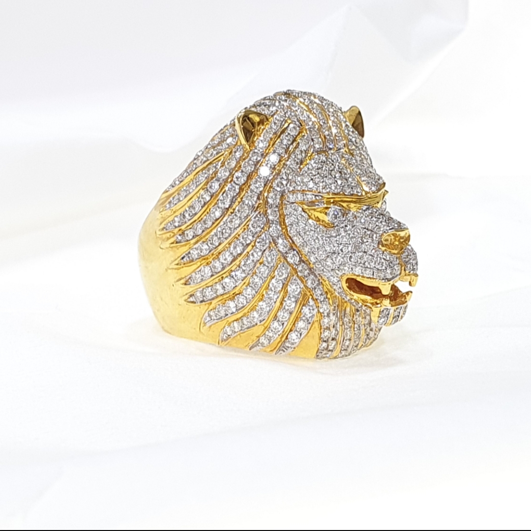Buy Gold Lion Ring, Gold Celtic Lion Ring, Men's Celtic Wedding Band,  Platinum Lion Ring, White Gold Lion Ring, Mens Celtic Gold Ring, 3006  Online in India - Etsy