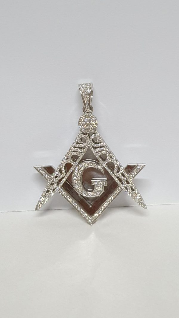 Freemason Masonic G Compass Charm Pendant
