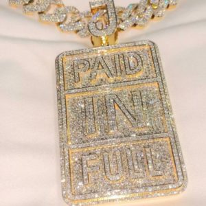 Diamond Pendant - Paid In Full