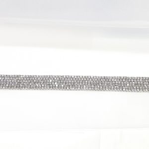 6-Row Flexible Diamonds Bracelet